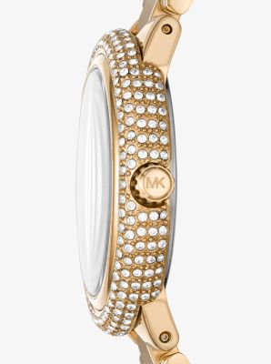 Taryn Pav&eacute; Gold-Tone Watch