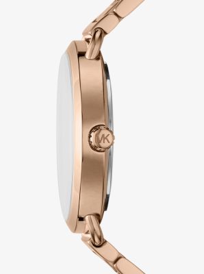 Michael kors portia 2024 gold tone watch