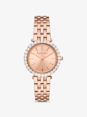 michael kors rose gold watch