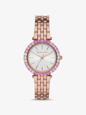 Darci Ombré Pavé Rose Gold-tone Watch 