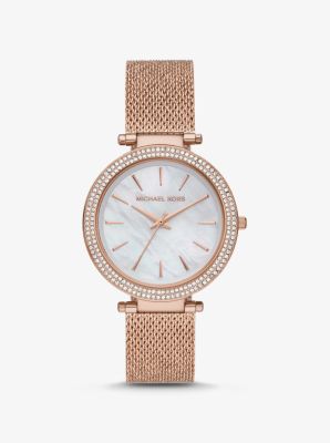 Oversized Darci Pavé Rose Gold-tone And 