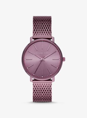 micheal kors purple watch