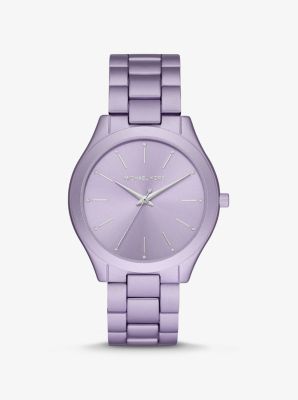 michael kors lavender watch