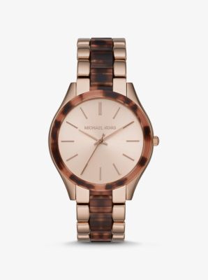 michael kors gold runway watch