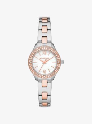 michael kors watch flower design