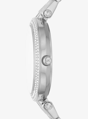 Mini Darci Pavé Silver-Tone Watch | Michael Kors