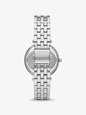 Mini Darci Pavé Silver-Tone Watch | Michael Kors