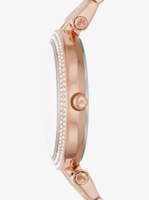 Mini Darci Pavé Rose Gold-Tone Watch