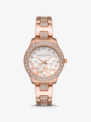 Mini Camille Pavé Rose Gold-Tone Watch