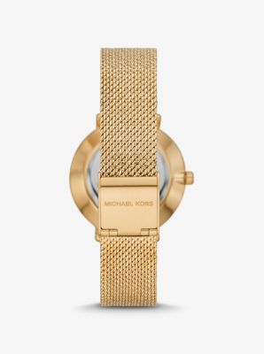 Mini Pyper Pavé Gold-Tone Watch image number 2