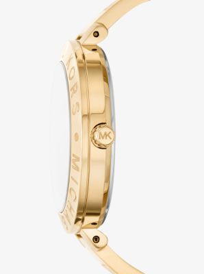 Jaryn Gold-Tone and Logo Watch