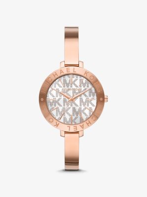 Michael kors jaryn deals watch rose gold