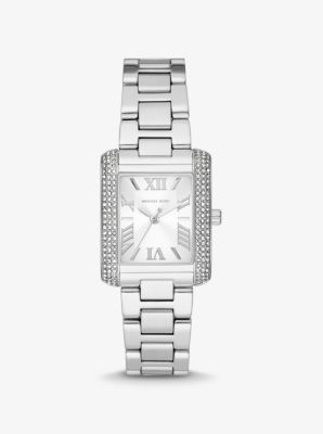 Mini Emery Pavé Silver-tone Watch | Michael Kors