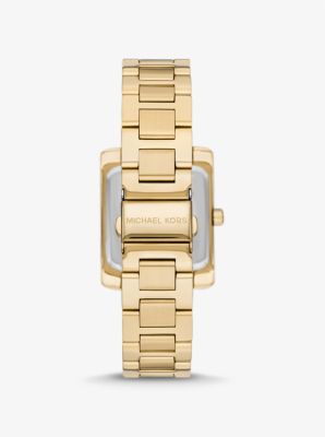 Oversized Emery Pavé Gold Tone Watch | Michael Kors Canada