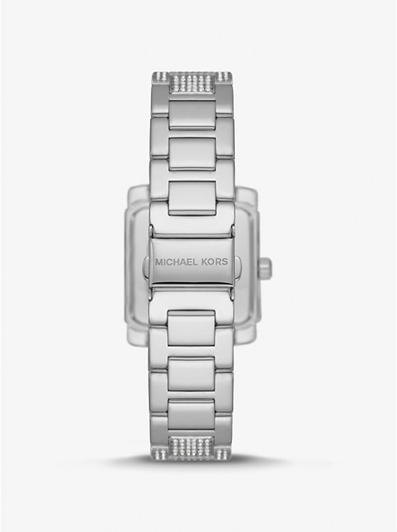 Oversized Emery Pavé Silver-Tone Watch image number 2
