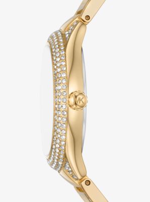 Mini Sylvia Pavé Gold-Tone Watch