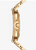 Pyper Gold-Tone Embossed Logo Watch image number 1