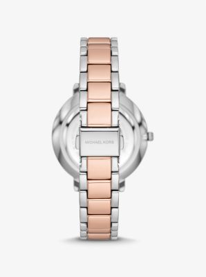 Pyper Two-Tone Embossed Logo Watch