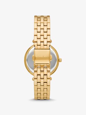 Mini Darci Pav Gold Tone Watch Michael Kors Canada