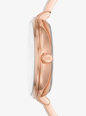 Naia Rose Gold-Tone Logo Watch in ROSE GOLD | Michael Kors