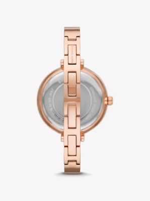 Michael Kors Women's Melissa Three-Hand Rose Gold-Tone Steel Watch - MK4369  - Watch Station