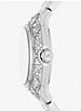 Oversized Raquel Pavé Silver-Tone Watch image number 1