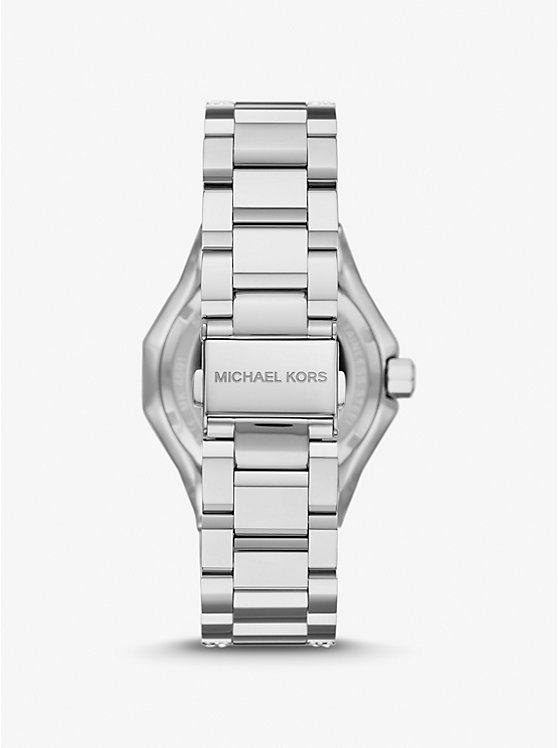 Oversized Raquel Pavé Silver-Tone Watch image number 2