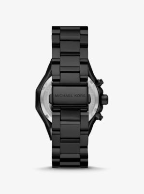 Oversized Raquel Pavé Black-Tone Watch | Michael Kors