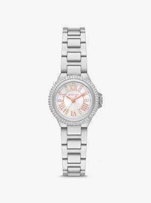 Michael kors best sale silver tone watch