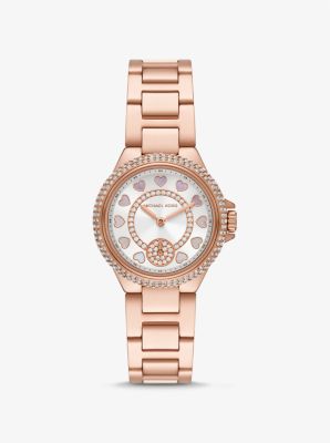 Mini Camille Pavé Rose Gold-Tone Watch image number 0