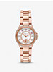 Mini Camille Pavé Rose Gold-Tone Watch image number 0