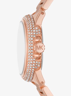 Mini Camille Pavé Rose Gold-Tone Watch