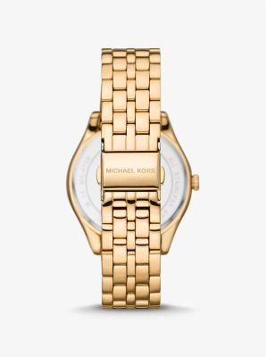 Harlowe Pavé Gold-Tone Watch image number 2