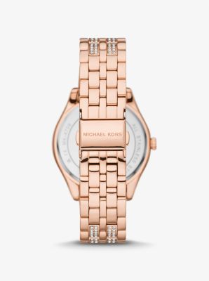 Harlowe Pavé Rose Gold-Tone Watch image number 2