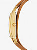 Mini Empire Gold-Tone and Leather Watch image number 1