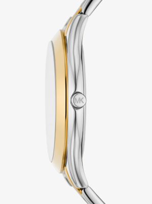 Oversized Slim Runway Two-Tone Watch image number 1