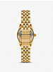 Petite Lexington Pavé Gold-Tone Watch image number 2