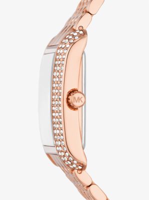 Petite Emery Pavé Rose Gold-Tone Watch | Michael Kors