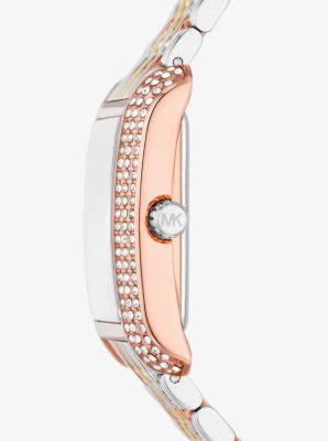 Petite Emery Pavé Tri-Tone Watch