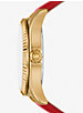 Lexington Gold-Tone and Leather Watch image number 1