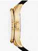 Orologio Lexington tonalità oro con cinturino in pelle image number 1