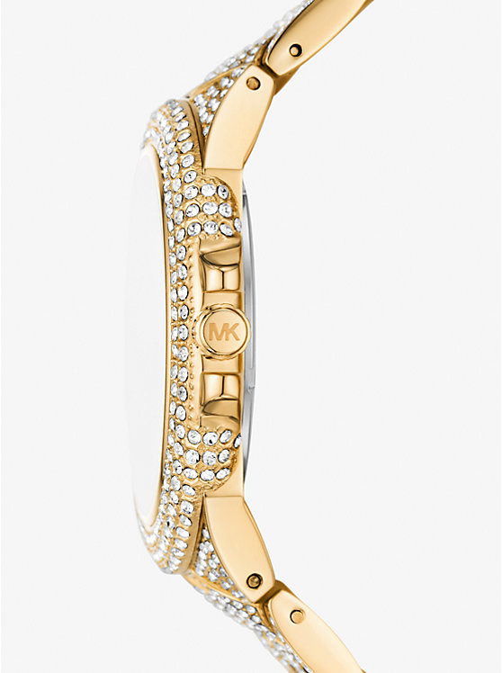 Oversized Camille Pavé Gold-Tone Watch image number 1