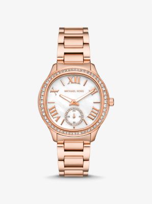 Michael Kors Runway Rose Gold Tone Watch MK7324 for Women 38mm