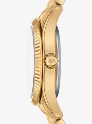 Petite Lexington Pavé Gold-Tone Watch