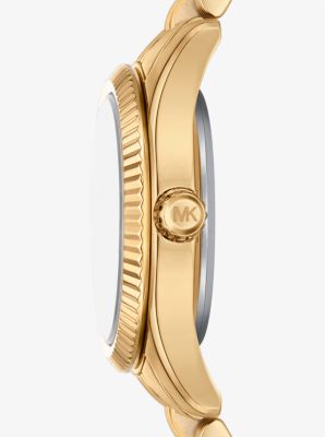 Petite Lexington Pavé Gold-Tone Watch | Michael Kors [US]
