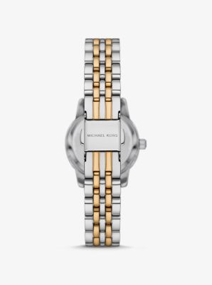 Lexington Pavé Two-Tone Watch and Slider Bracelet Gift Set image number 2