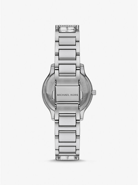 Limited-Edition Mini Sage Pavé Silver-Tone Watch image number 3