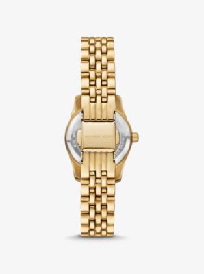 Reloj Lexington petite en tono dorado con incrustaciones image number 2