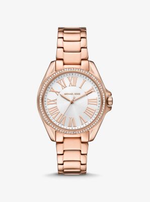 Kaycie Pavé Rose Gold-Tone Watch image number 0