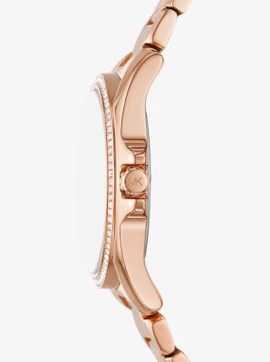 Kaycie Pavé Rose Gold-Tone Watch